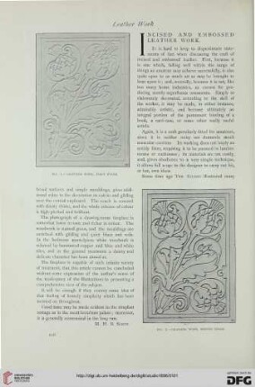 6: Incised and embossed leather work
