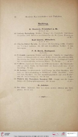 Nachtrag (Nr. 486 - 492)
