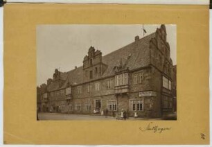 Rathaus, Stadthagen: Ansicht (aus: Skizzen- und Fotoalbum 18)