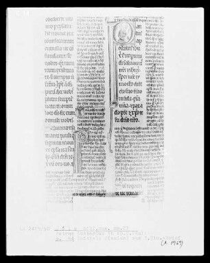 Petrus Lombardus, Commentarius in epistolas Sanct Pauli: Initiale P