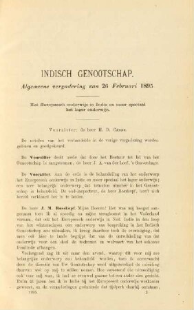 Algemeene vergadering van 26 Februari 1895