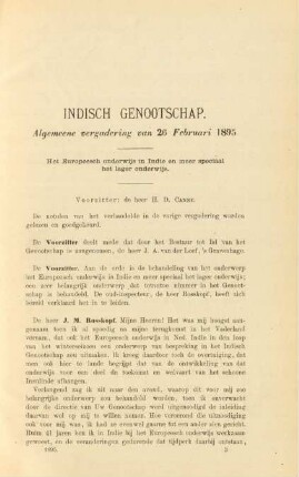 Algemeene vergadering van 26 Februari 1895