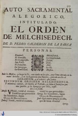 El Orden de Melchisedech.