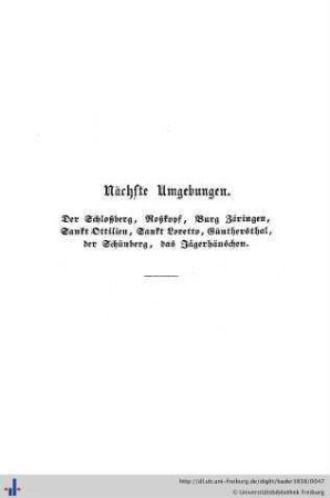 Nächste Umgebungen.