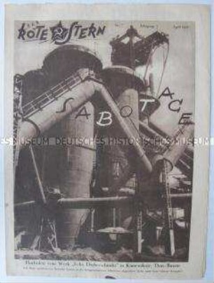 Proletarische Halbmonatszeitschrift "Der Rote Stern" u.a. zum Reichsjugendtag des K.J.V.D. in Chemnitz
