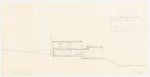 Haus am Kleinen Wannsee, Berlin: Schnitt, 1:100