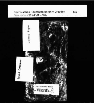 Gerichtshandelsbuch von Burkhardswalde (bei Wilsdruff) und Seeligstadt (bei Wilsdruff), Bd. 1