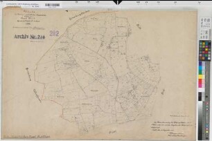Dinker (Welver), Nateln (Welver), Umlegung Dinker-Nateln, Urkarte 1 Nateln Flur 4,2
