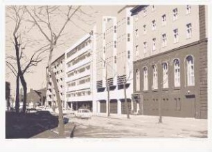 Landeszentralbank in der Leibnizstraße, Berlin-Charlottenburg Erweiterung: Perspektivische Ansicht