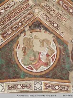 Freskenzyklus mit Evangelisten und Aposteln : Johannes der Evangelist