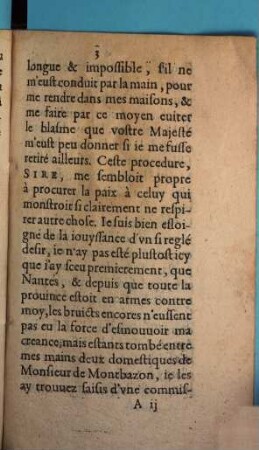 Lettre De Monsieur de Vendosme au Roy