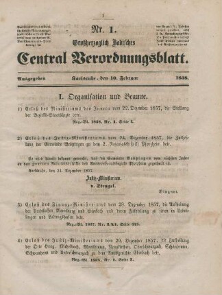 10. Februar-13. März = Nr. 1-3