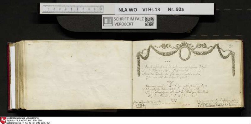 Stammbuch des Ernst Philipp Ludwig Zellmann (1763-1795) aus
                           Braunschweig