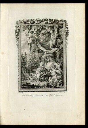 L'Automne, Saison où triomphe Bacchus.