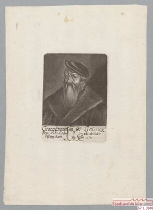 Georg Endres (= Georg d.J. = Georg II.) Geuder