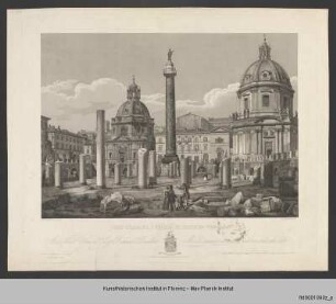 Traiansforum mit Santa Maria di Loreto und Santissimo Nome di Maria