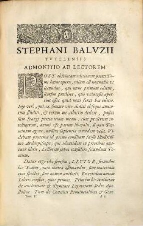 Illustrissimi viri Petri de Marca archiepiscopi Parisiensis dissertationum de concordia sacerdotii et imperii, seu de libertatibus ecclesiae gallicanae libri octo, 2