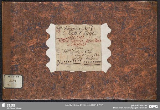 Masses. Arr - Mus.2243-D-1 : V (4), Coro, orch - A