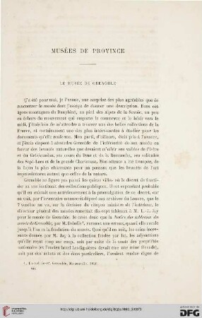 7: Le Musée de Grenoble, [1] : musées de province