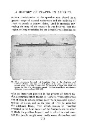 92. Oliver Evans' steamboat of 1804. - 12mo. W. Amer. c. 1840