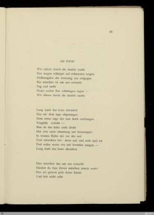Am Ende