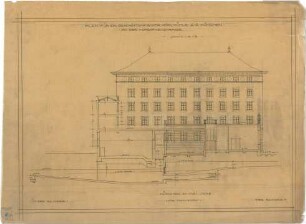 Bestelmeyer, German; München, Hofgartenstr. 3; Köglmühl - Areal, Wohn- und Geschäftshausneubau - Teilschnitt
