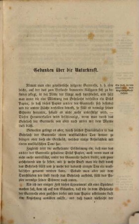 Gedanken über die Naturkraft