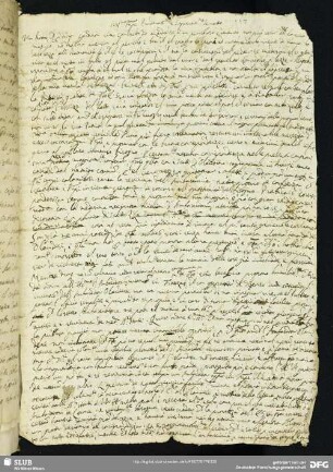 [Faszikel 27: Brief an den Dogen und den Senat]