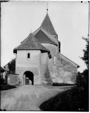 Reichenau Oberzell Sankt Georg Kirche Außenansicht von Westen