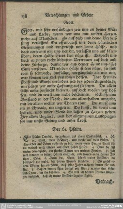 Der 61. Psalm