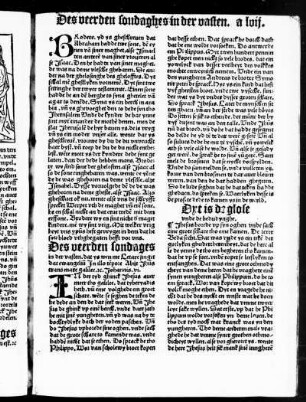 Des veerden sondages in der vasten [...]