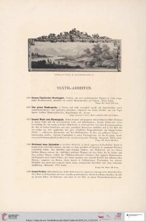 Textil-Arbeiten (Nr. 1435 - 1556)