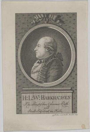 Bildnis des H. L. W. Barkhausen