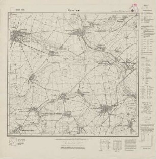 5974 (alte Nr.: 3417) Katscher, Meßtischblatt (4cm - Karte)