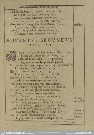 Adventus Secundus In Italiam