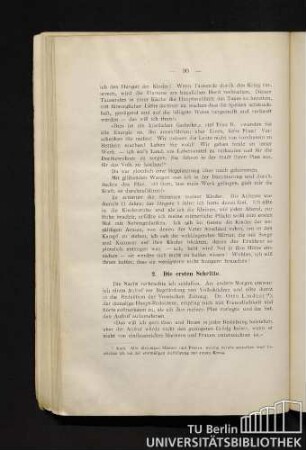 2. Die ersten Schritte.