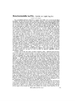 Menschendarsteller im Film
