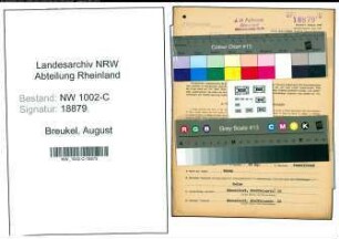 Entnazifizierung August Breukel, geb. 13.04.1894 (Abteilungsl.)