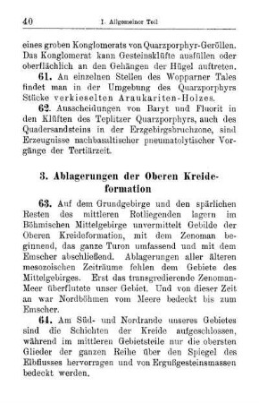 3. Ablagerungen der Oberen Kreideformation