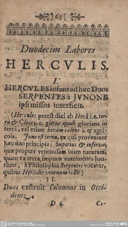 Duodecim Labores HERCULIS.