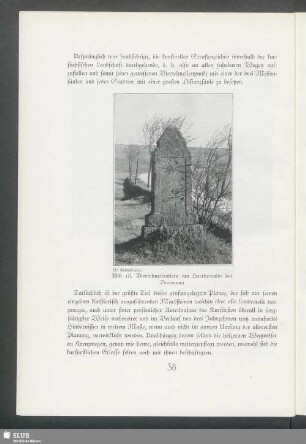 Viertelmeilenstein bei Breitenau