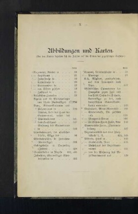 Abbildungen und Karten.