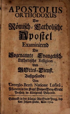 Apostolus orthodoxus