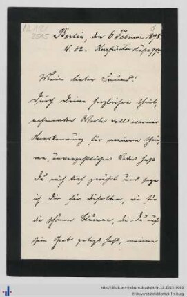 Brief, 06.02.1898