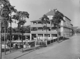 Coswig. Wettinstift (1913), Friedewaldstraße 10. Außenansicht