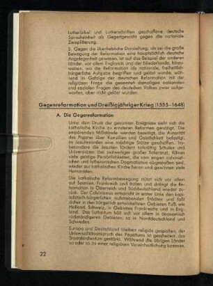 Gegenreformation und Dreißigjähriger Krieg (1555- 1648)