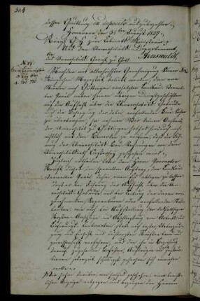 Anstellung des Landbauverwalters Praël als Universitätsbaumeister.