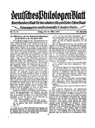 11/12: Heft 11/12