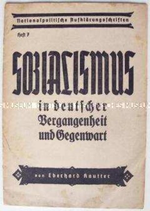Abhandlung zur deutschen Geschichte aus nationalsozialistischer Sicht
