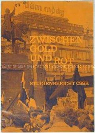 Broschüre mit dem Bericht einer Studiengruppe des Bundesjugendrings über einen Aufenthalt in der CSSR